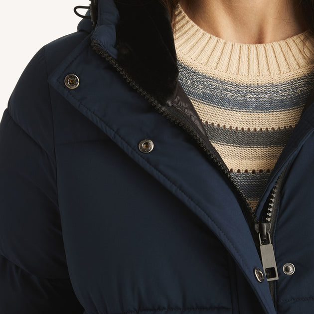 Nautica Maxi Puffer Jacket Blue XS 3