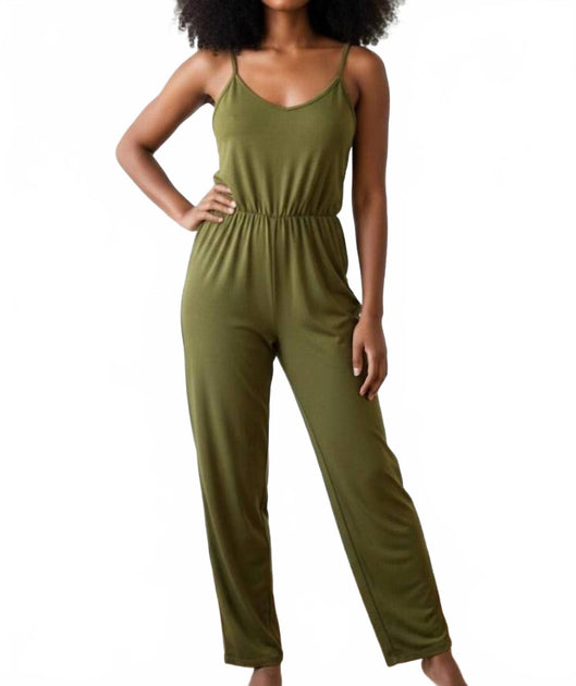 Combinaison Sans Manches Col V Capella Vert 2X 2