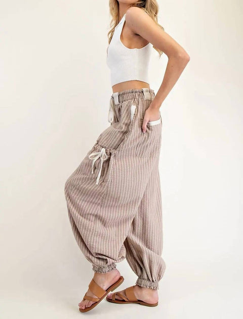 Lovesoft Linds Cargo Jogger Pant Brown XLarge 4