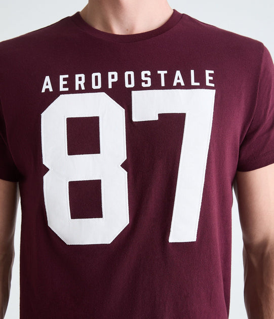 Aeropostale 87 Applique Graphic T-Shirt Multi Medium 4