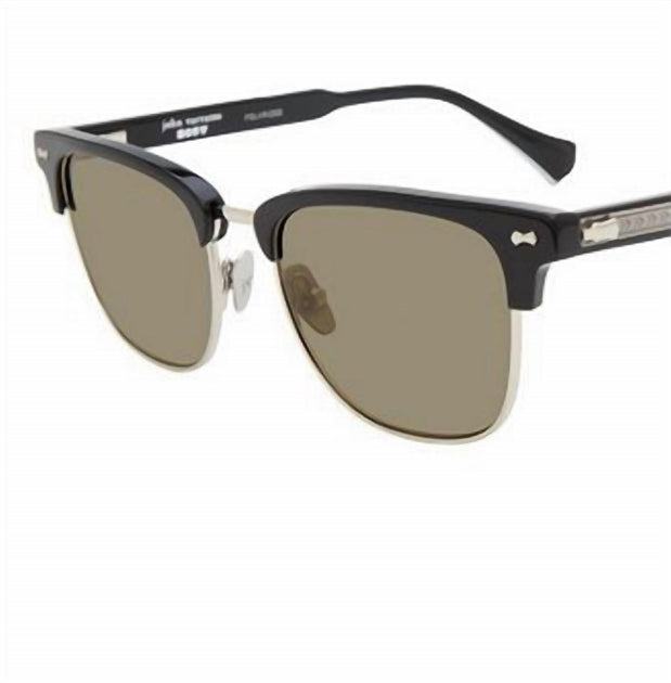John Varvatos Square Frame Sunglasses Beige One Size 3