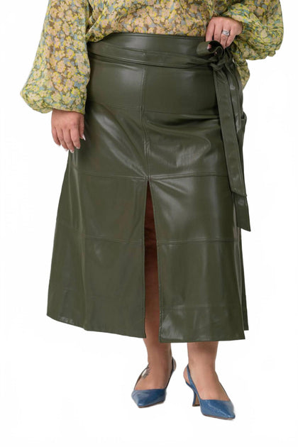 Tanya Taylor Hudson Maxi Skirt Green US 16 2