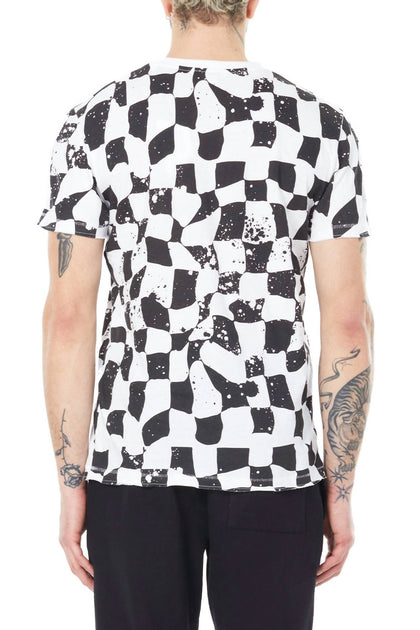 Eleven Paris Knit Checkered T-Shirt Black XLarge 3