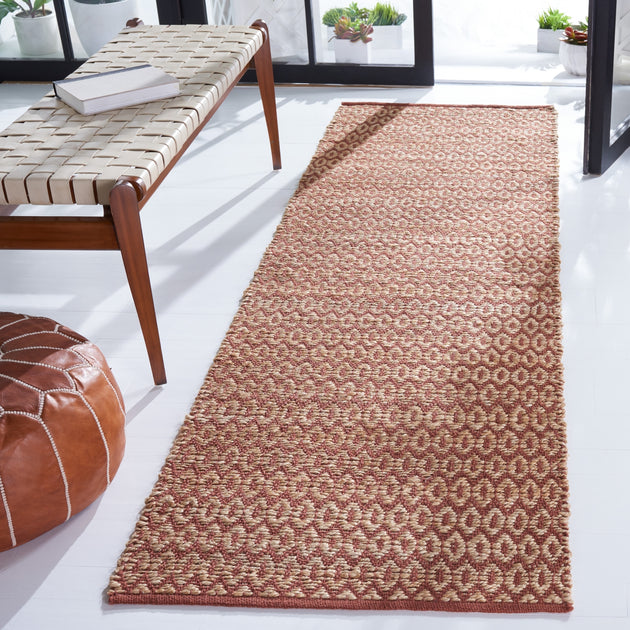 Safavieh NFB701 Area Rug Natural/Rust 3
