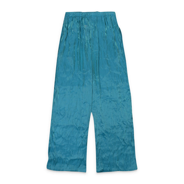 Callipygian Iridescent Pull On Straight Pants Blue Medium 2