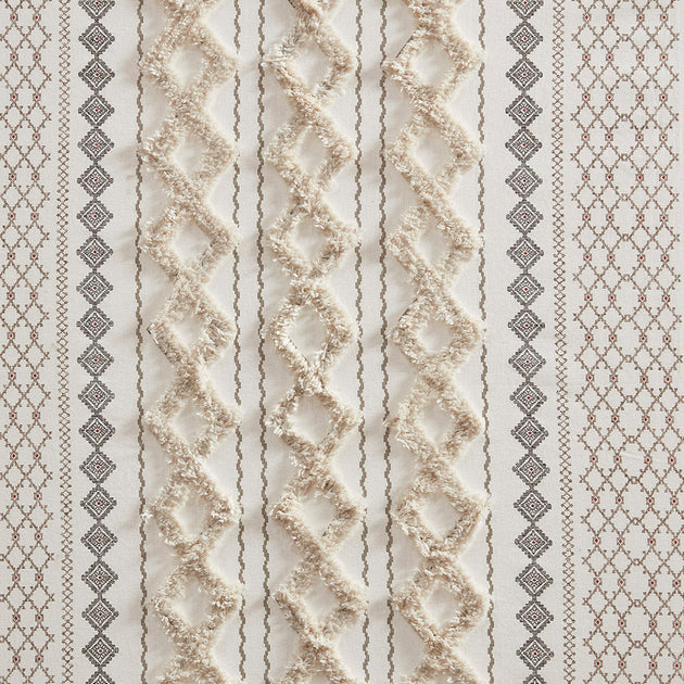 BreeBe Imani Bedruckter Vorhangpaneel Elfenbein 127x213cm 3
