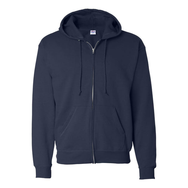 Sweat à capuche zippé Hanes Ecosmart Bleu Small 2