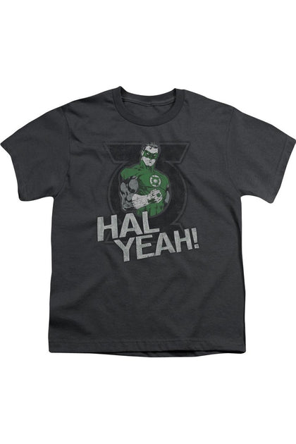 Gildan Green Lantern Hal Yeah Youth T-Shirt Grey XL 2