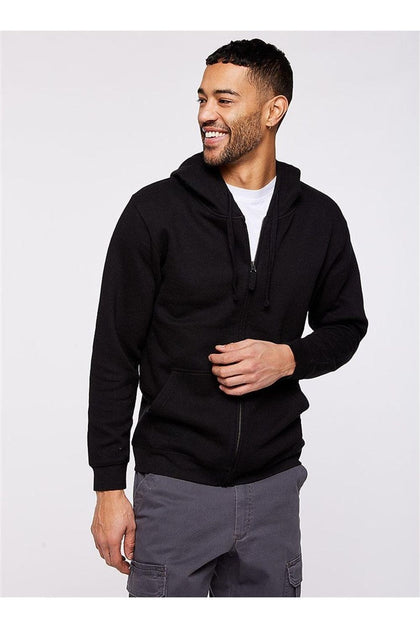 LAT Full-Zip Fleece Hoodie Black XXLarge 4