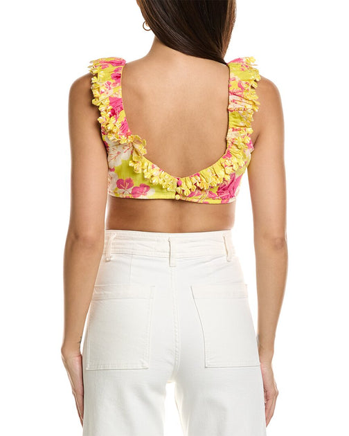 Hemant & Nandita Crop Top Yellow XLarge 3