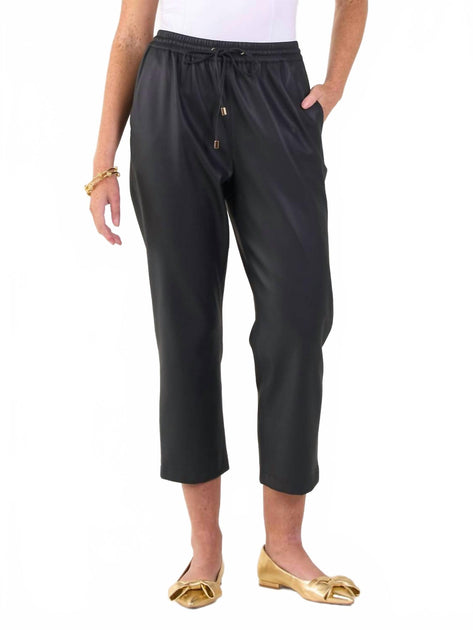Emily McCarthy Joy Jogger Vegan Leather Black XSmall 3