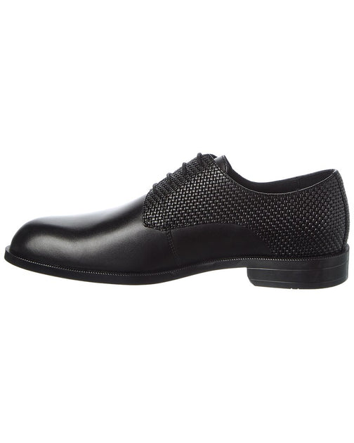 Hugo Boss Tayil Leather Derby Black US 12 3