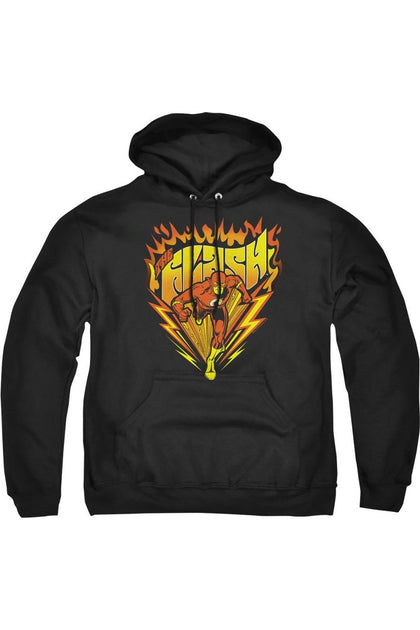 Gildan DC Comics Flash Blazing Speed Hoodie Black Large 2