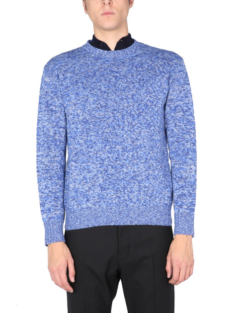 Ballantyne Crew Neck Wool Sweater Blue EU 50 2