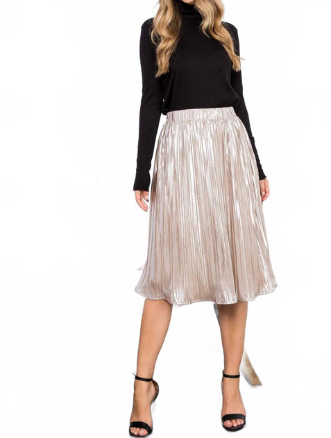 THML Dazzle Me Skirt Silver Small 2