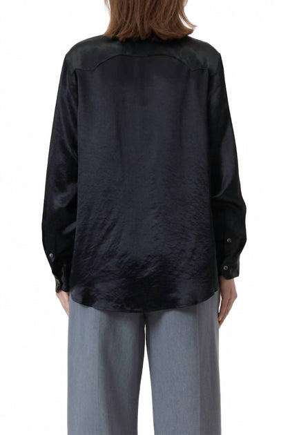 CLOSED Western Button Down Shirt Grey XS 3