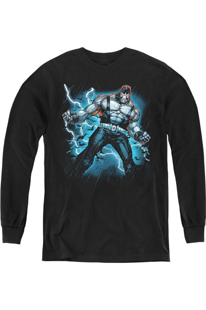 Gildan Batman Stormy Bane Jugend Langarmshirt Schwarz Small 2