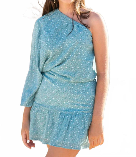 Osamore Rhombus Skirt Blue Medium 2
