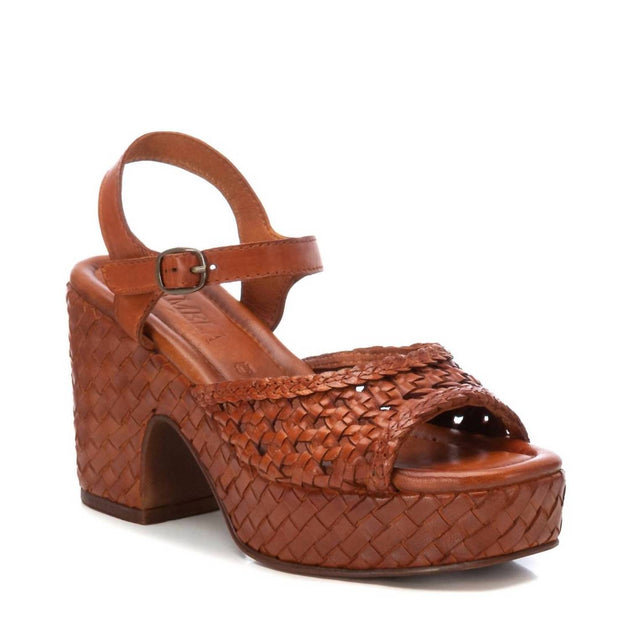 Xti Carmela Heel Sandals Brown US 9.5 2