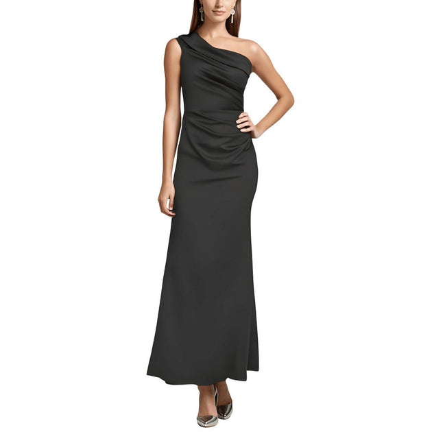 Eliza J Womens One Shoulder Maxi Evening Dress | ShopSimon