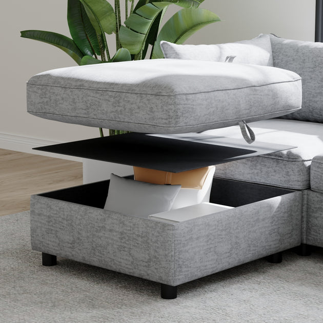 Streamdale Modular Sectional Sofa Gray 4