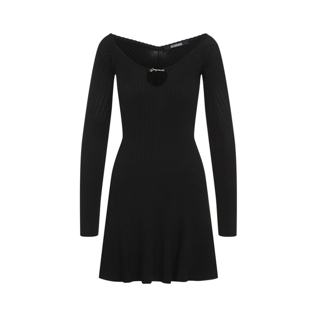 ワンピース JACQUEMUS LA MINI ROBE PRALU DRESS La Mini Robe Pralu Dress in Dark Red