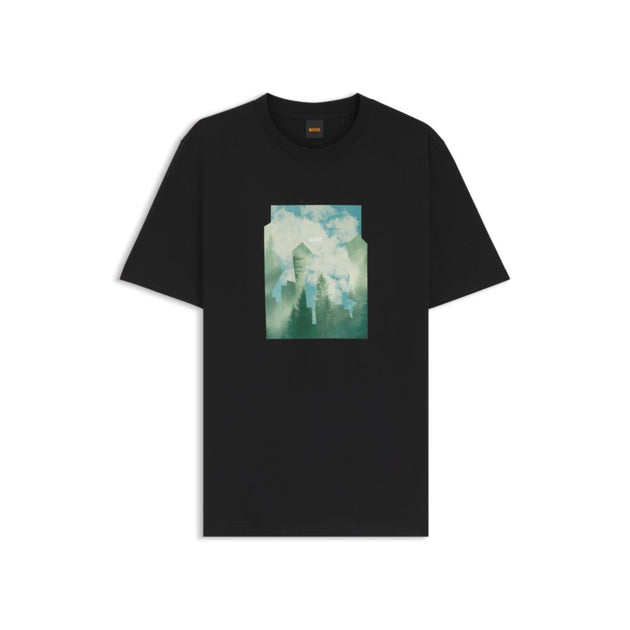 Boss T-shirt Printed-artwork Noir XXL 2