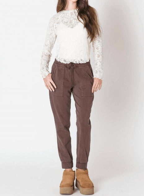 Dex Soft Touch Jogger Brown XS 4