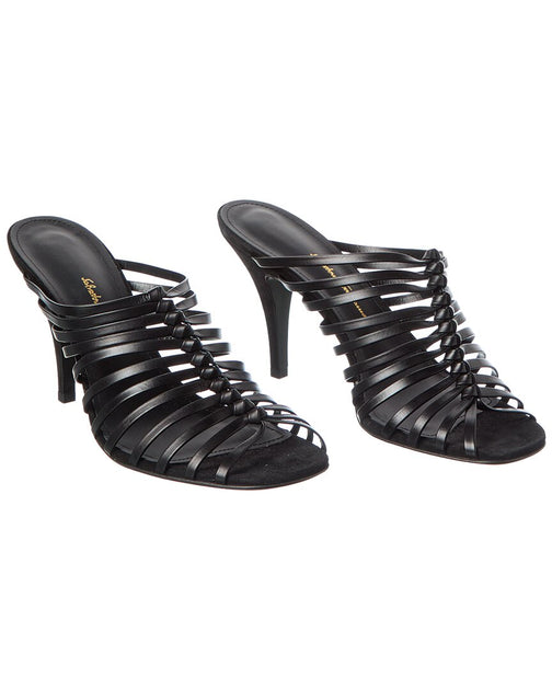Salvatore Ferragamo Jessa Sandal Black US 8.5 2