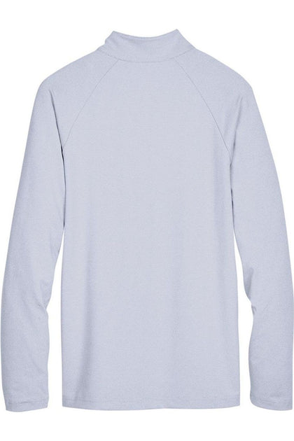 Devon & Jones CrownLux Performance Clubhouse Micro-Stripe Quarter-Zip Pullover Bleu XXL 3