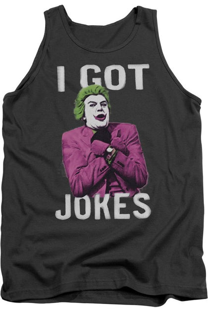 Gildan Batman Classic Tv Got Jokes Tank Top Black XL 2