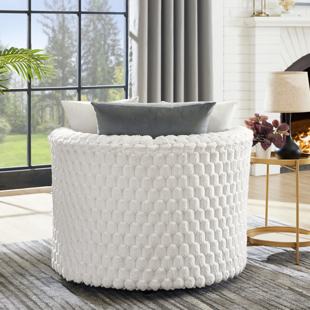 Streamdale Malna Accent Chair Off-white 3