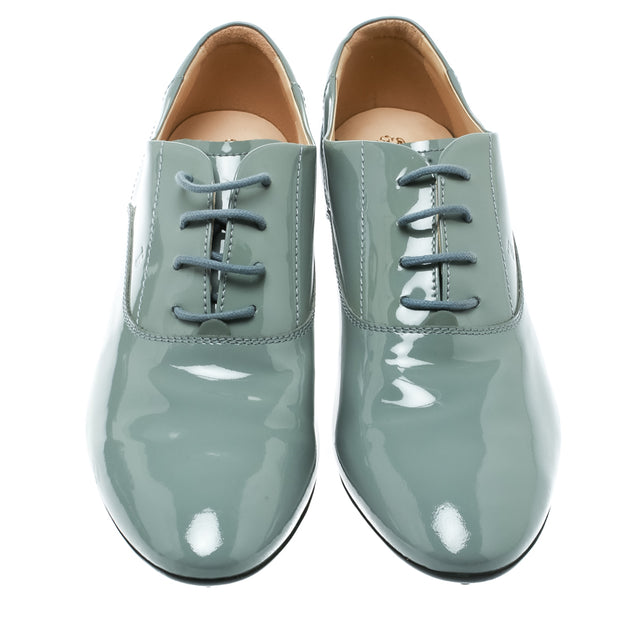Tod's Oxford Grey Patent Leather EU 40 4