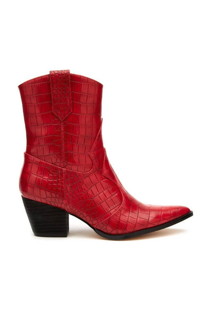 Coconuts by Matisse Bambi Western Ankle Boot Red US 6.5 2