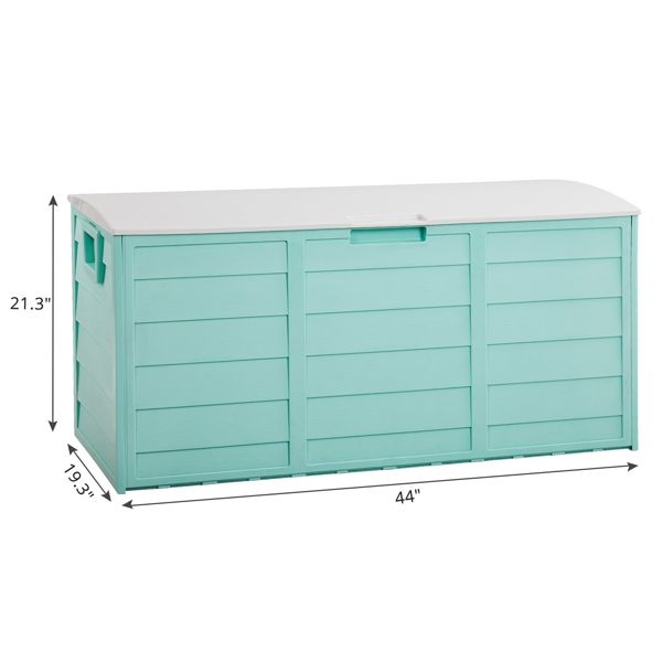 BINNED 75gal Outdoor Storage Box Green 4