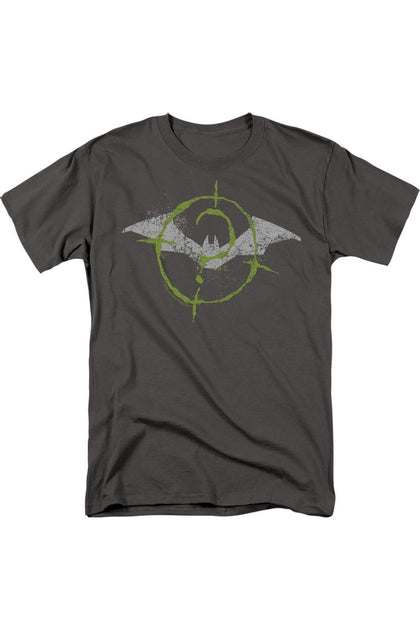 Gildan The Batman (2022) Scribbles Bat Logo Short Sleeve T-Shirt Black Small 2