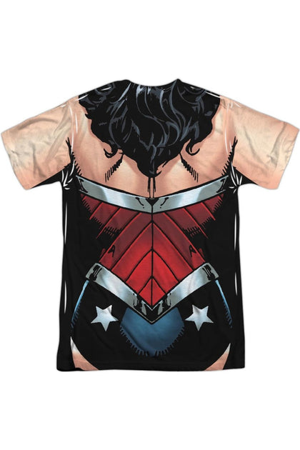 Gildan Justice League Wonder Woman 52 Short Sleeve T-Shirt Red Medium 3