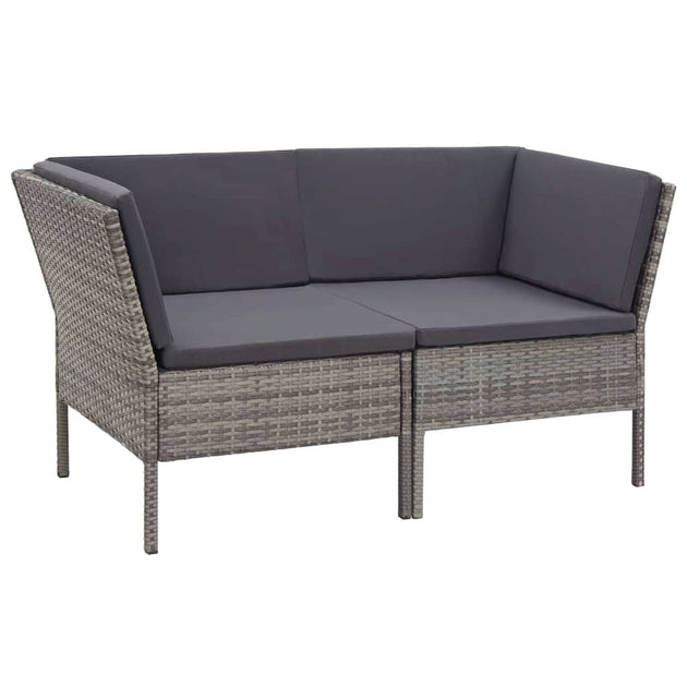 VidaXL 48942 6 Piece Lounge Set Gray 4