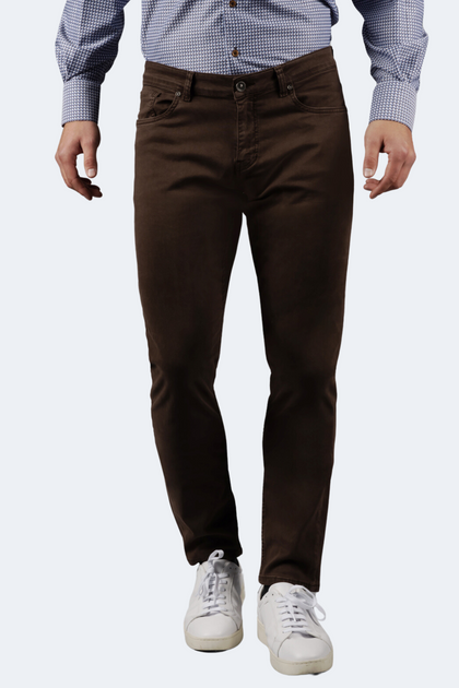 American Heritage Tencel Pants Brown 30x34 2
