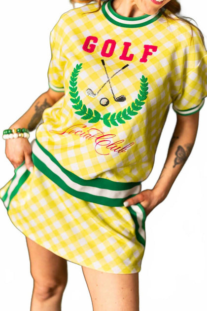 Brianna Cannon Golf Social Club Tee Multi Medium 4