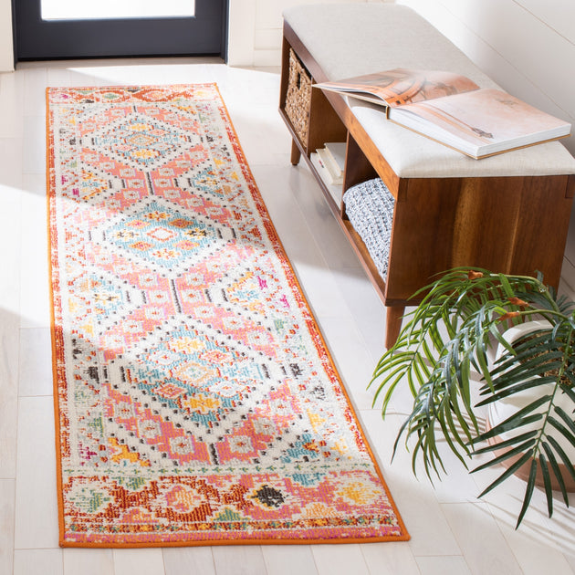 Safavieh Madison MAD418 Area Rug Rust/Pink 3