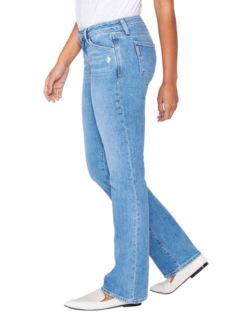 PAIGE Sloane Carla Slim Trouser Jean Blue 4