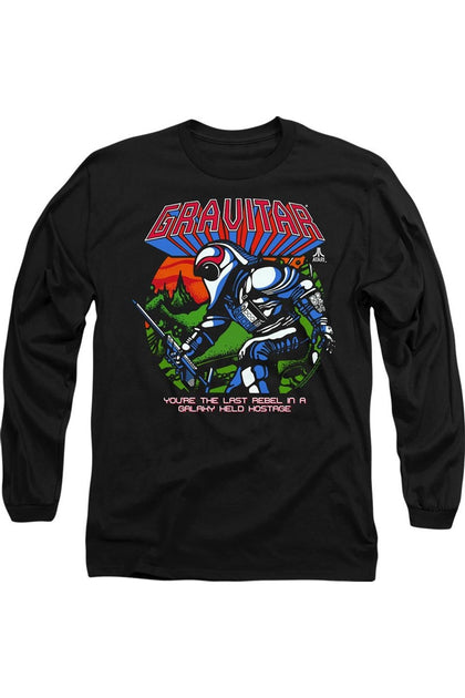 Gildan Atari Last Rebel Long Sleeve Tee Black XXXL 2