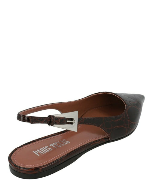 Paris Texas Jessica Slingback Flats Black EU 38 5