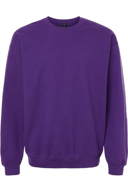 Gildan Softstyle Crewneck Sweatshirt Purple Small 2