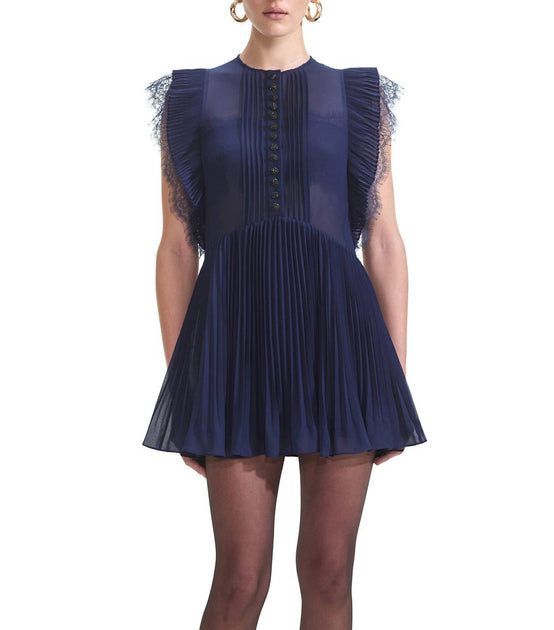navy blue dress for wedding ZAPAKA Women Dark Blue Bridesmaid Dress with Lace Up Back A-Line Square  Neck Corset Long Wedding Guest Dress