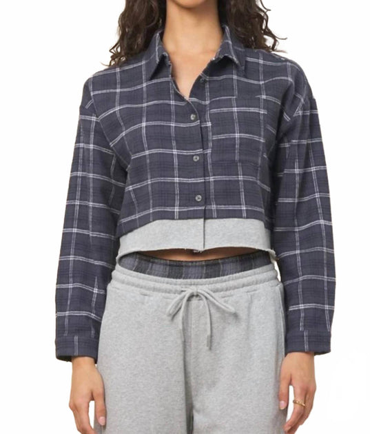 Vintage Havana Flanellhemd Grau Small 3