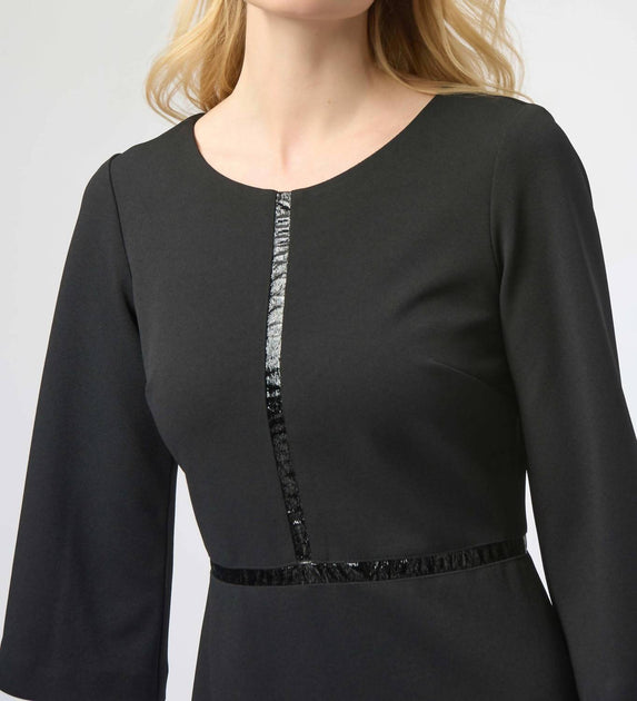 Joseph Ribkoff A-Line Dress Black US 8 5