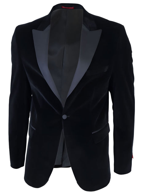 TruClothing Samt Smokingblazer Schwarz US 46 3
