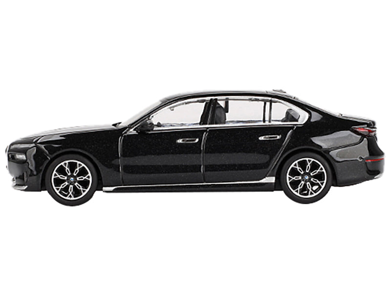 Mini GT BMW i7 xDrive60 Black Sapphire 1/64 Diecast Model Car 3